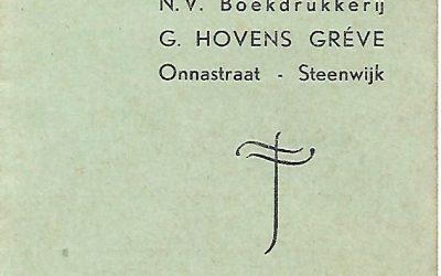 Bad-rooster met Uren van Openstelling der Nuts Bad- en Zweminrichting Steenwijk (1939)