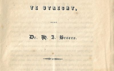 H.J. Broers – Beschrijving der zwem- en bad-inrigting te Utrecht (1846)